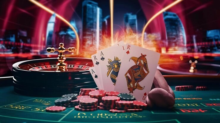 Live Sic Bo dealer table with three dice and betting layout